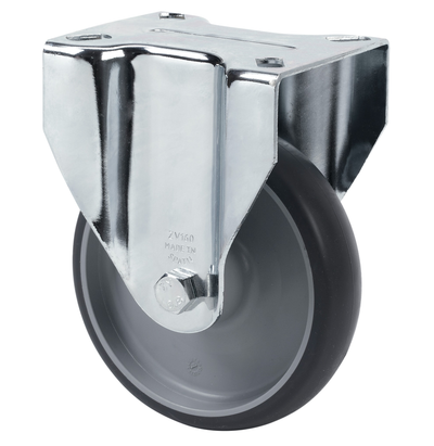 TPR Rubber Premium bokwiel - 100mm - 100kg rollen