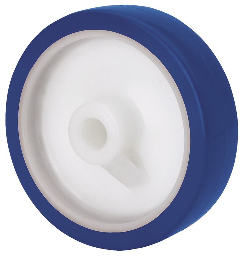 PU Wiel 200 mm - Asgatdiameter 20mm - Draagvermogen 300kg