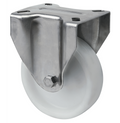 Nylon RVS bokwiel - 100mm - 200kg