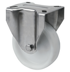 Nylon RVS bokwiel - 100mm - 200kg