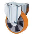 PU aluminium bokwiel  - 125mm - 500kg Kogellager