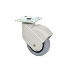 PU zwenkwiel met topplaat - 100mm - 40kg